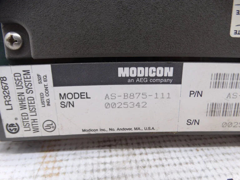 As-B875-111 Plc Module - SCHNEIDER ELECTRIC [2]