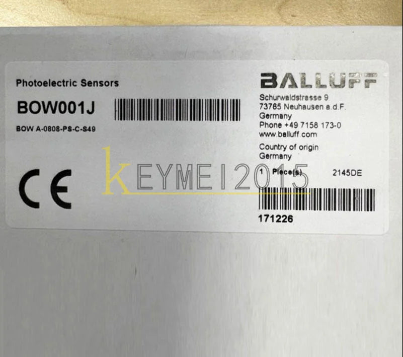 BALLUFF BOW A-0808-PS-C-S49 Dynamic Optical Frame Sensor - BALLUFF [5]