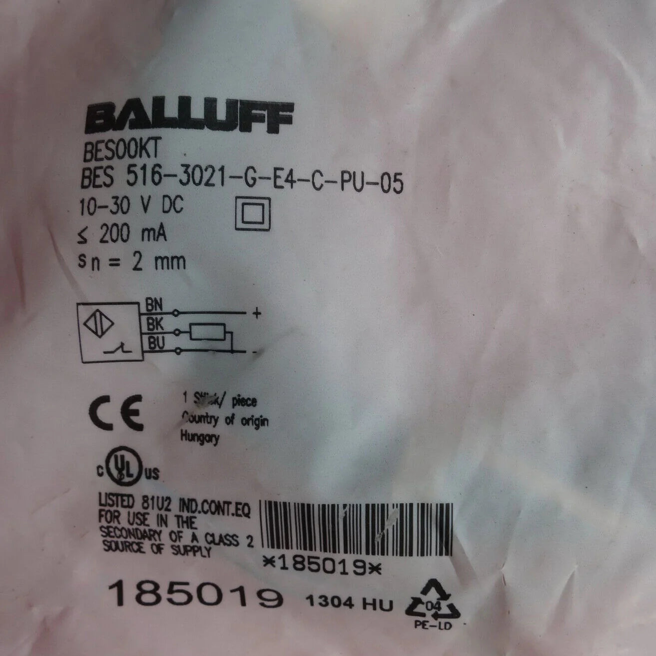 BALLUFF Proximity Switch BES 516-3021 - BALLUFF [1]