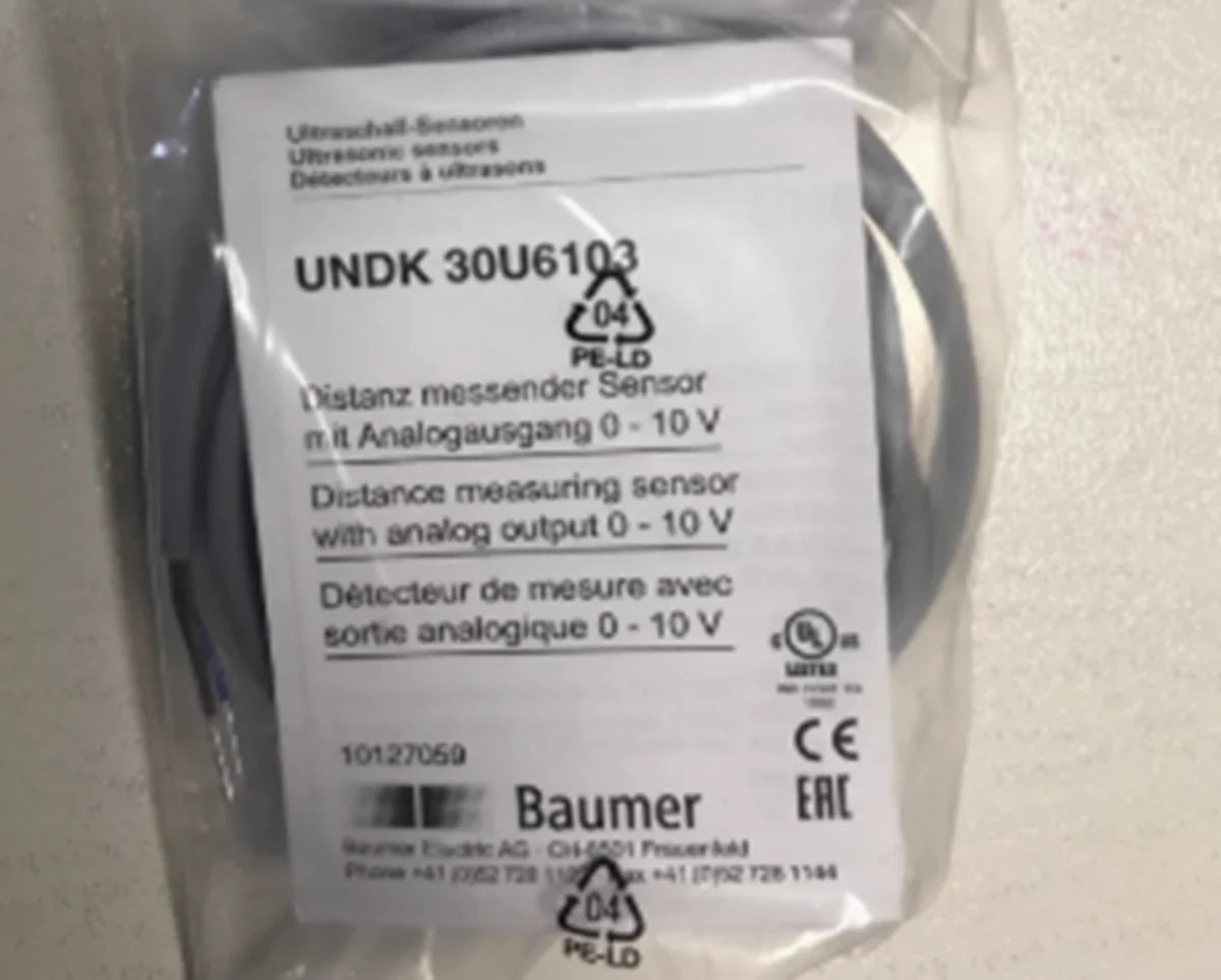 BAUMER UNDK 30U6103 S14 Ultrasonic Sensor - BAUMER [1]