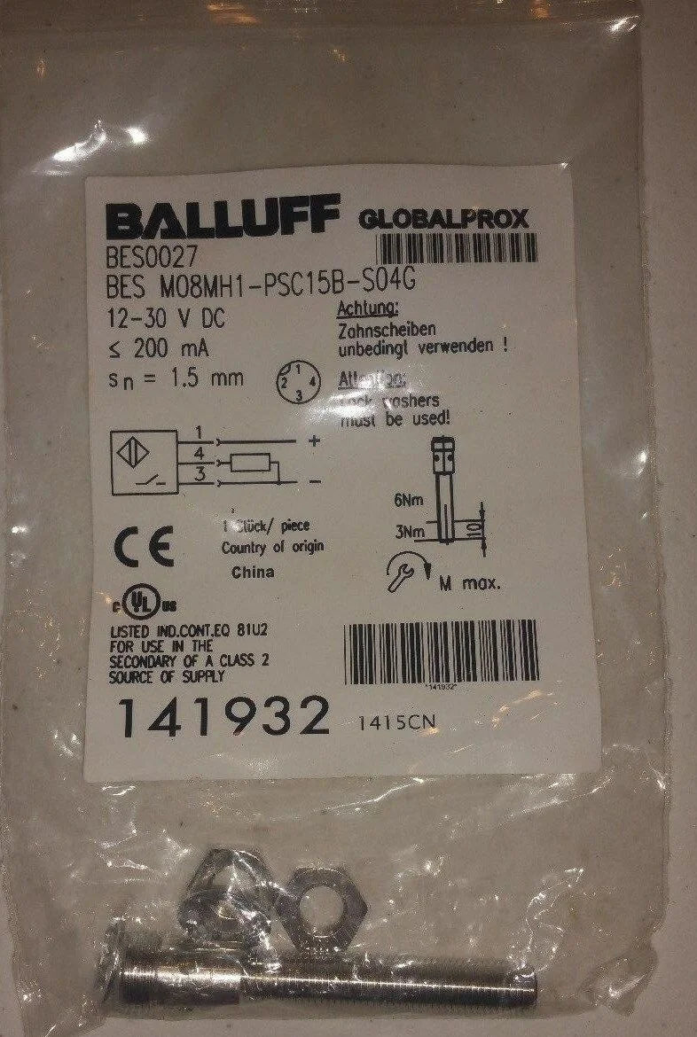 BES-M08MH1-PSC15B-S04G - BALLUFF [1]