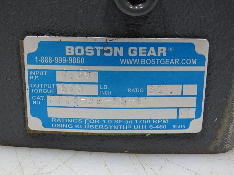 BOSTON GEAR F718-30 GEARBOX - BOSTON GEAR [3]