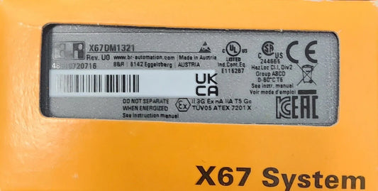 B&R X67DM1321 Processor Module X67 System - High-Performance PLC Module for industrial automation applications - B&R [2]