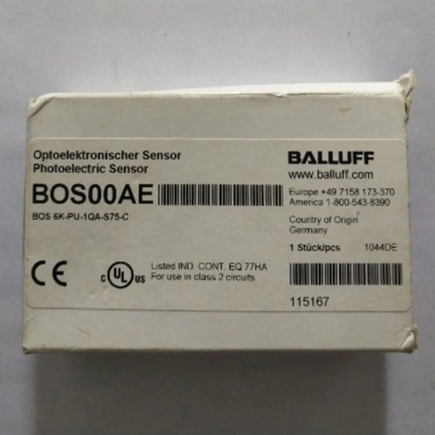 Balluff Photoelectric Switch BOS 6K-PU-1QA-S75-C - BALLUFF [1]