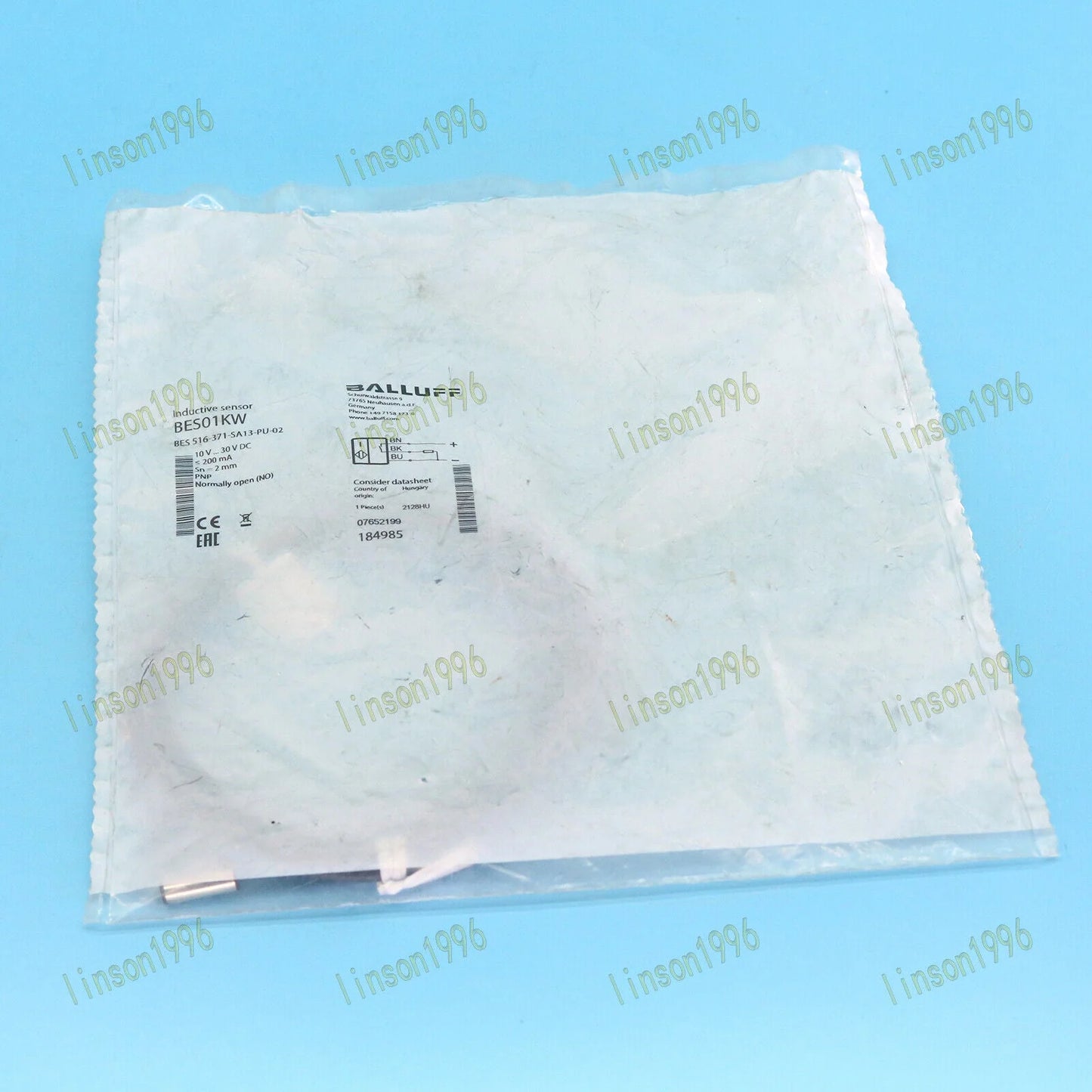 Balluff Proximity Sensor BES 516-371-SA13-PU-02 - 1PC Ship - BALLUFF [1]