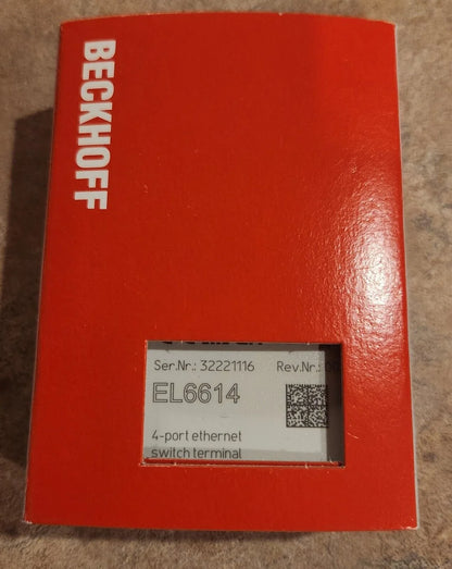 Beckhoff EL6614 4-Port Ethernet Switch Terminal SHIP - BECKHOFF [2]