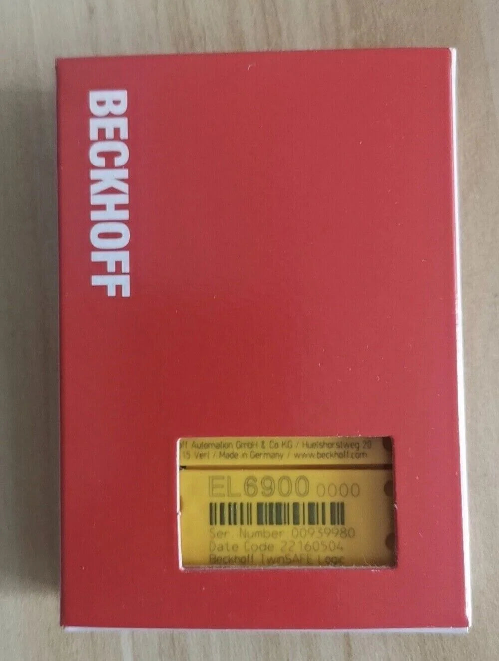 Beckhoff EL6900 PLC Module - BECKHOFF [1]