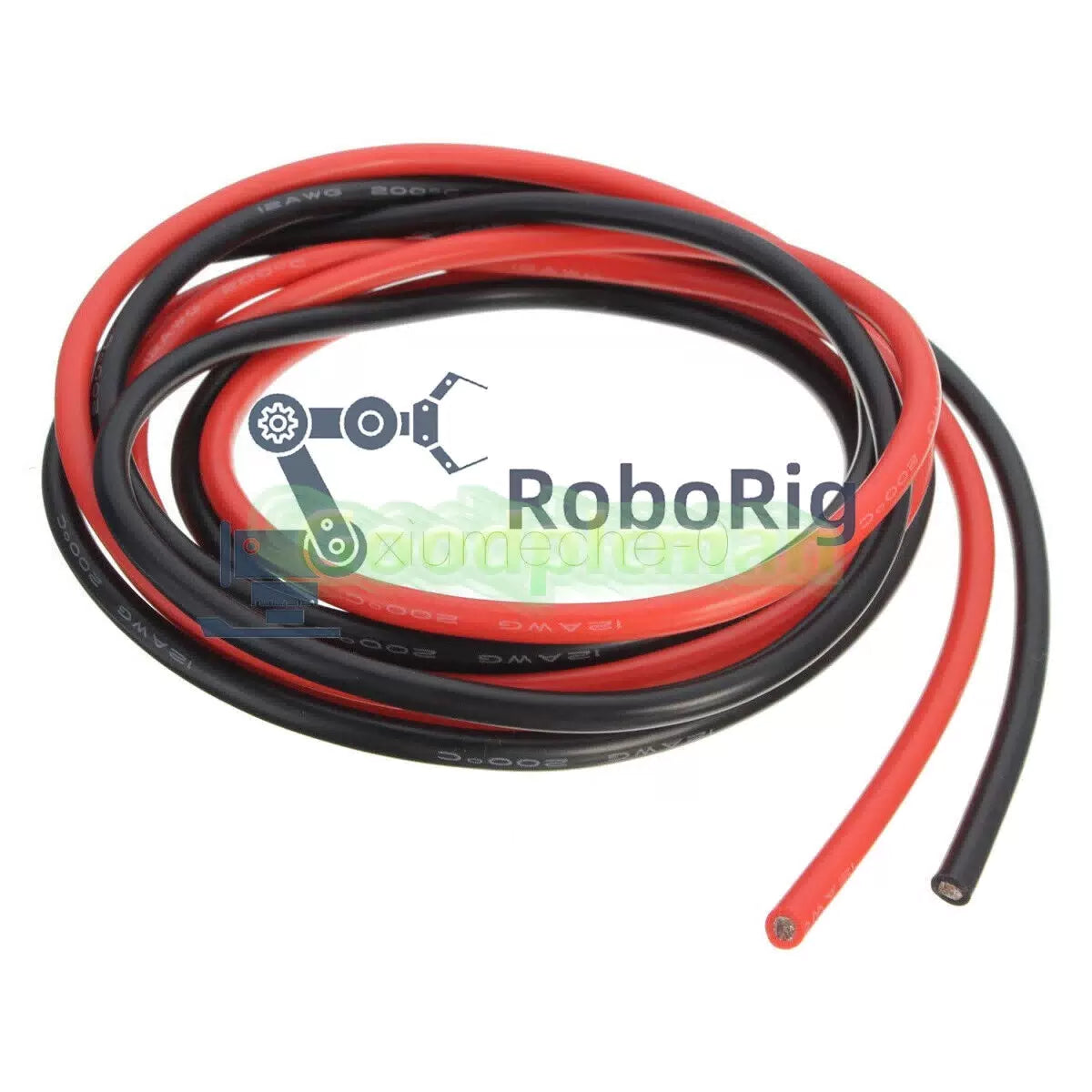 Black + Red 12 AWG Gauge Wire Silicone Flexible Copper Stranded Cables For RC M [2]