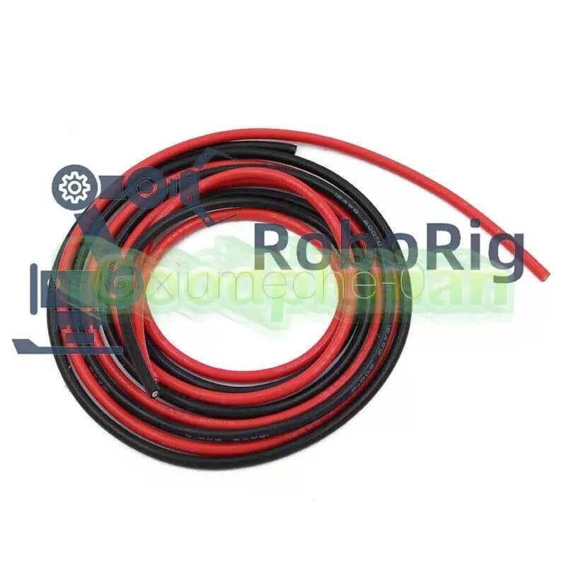 Black + Red 12 AWG Gauge Wire Silicone Flexible Copper Stranded Cables For RC M [3]