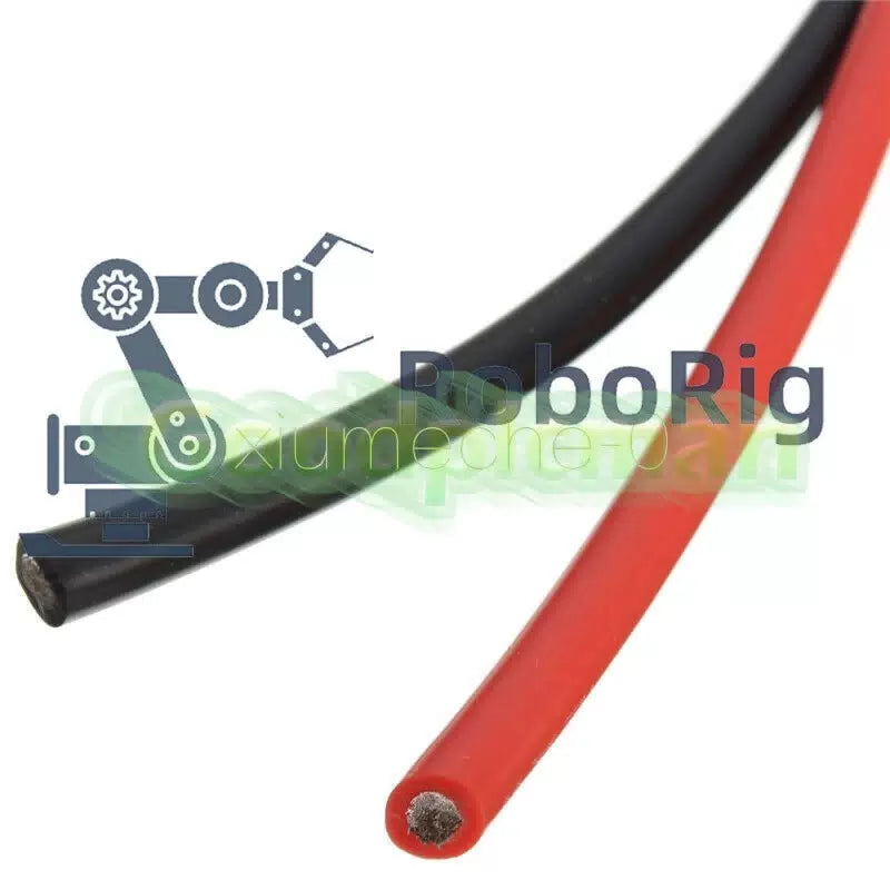 Black + Red 12 AWG Gauge Wire Silicone Flexible Copper Stranded Cables For RC M [4]