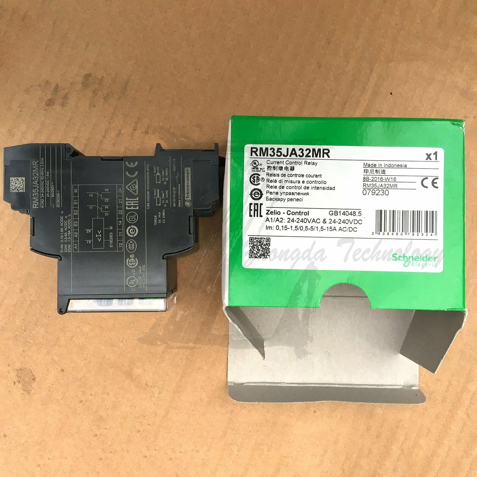 Brand new original Schneider current control relay RM35JA32MR 250 V AC - SCHNEIDER
