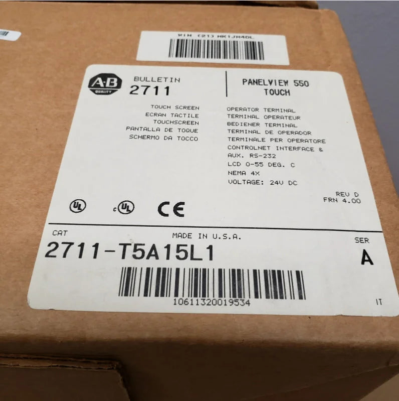 Brand New ALLEN BRADLEY PANELVIEW 550 2711-T5A15L1 SER A - ALLEN BRADLEY [2]