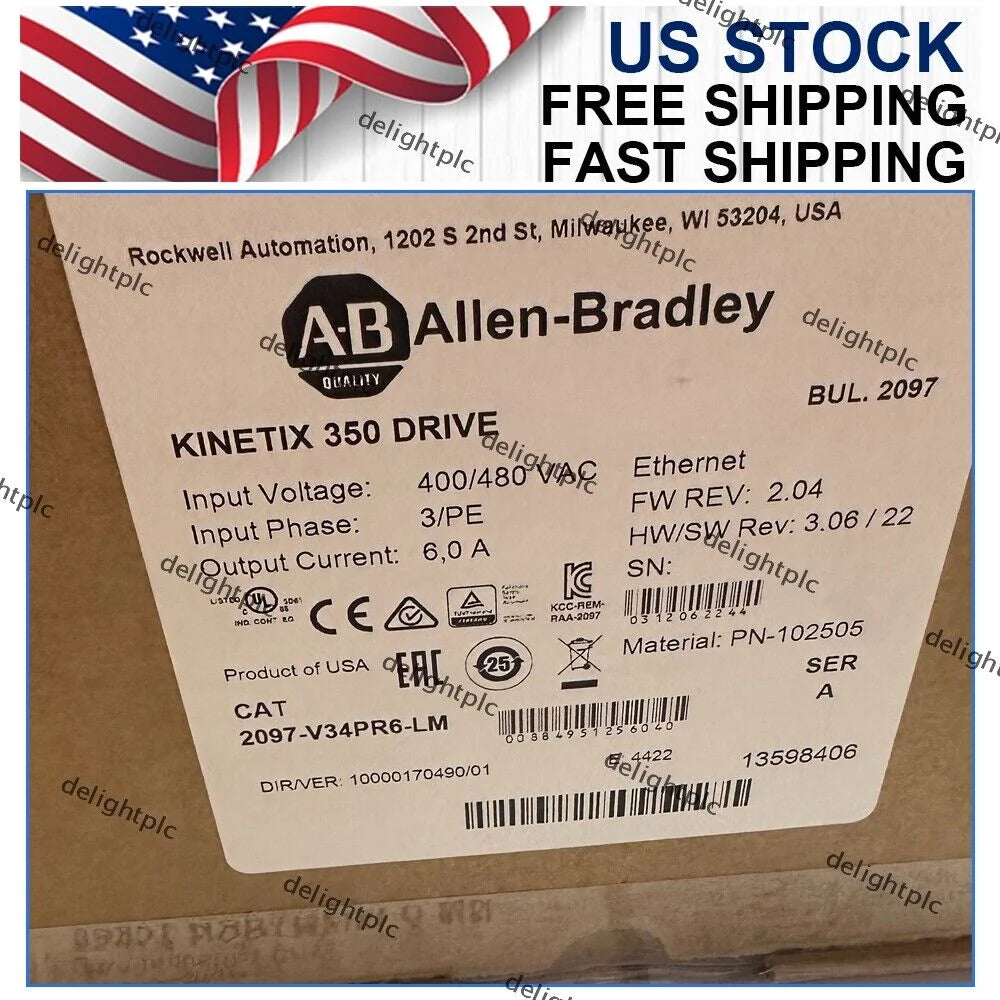 Brand New Allen Bradley Kinetex 350 Servo Driver – Model 2097-V34PR6-LM - ALLEN BRADLEY [3]