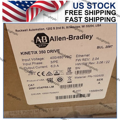 Brand New Allen Bradley Kinetex 350 Servo Driver – Model 2097-V34PR6-LM - ALLEN BRADLEY [3]