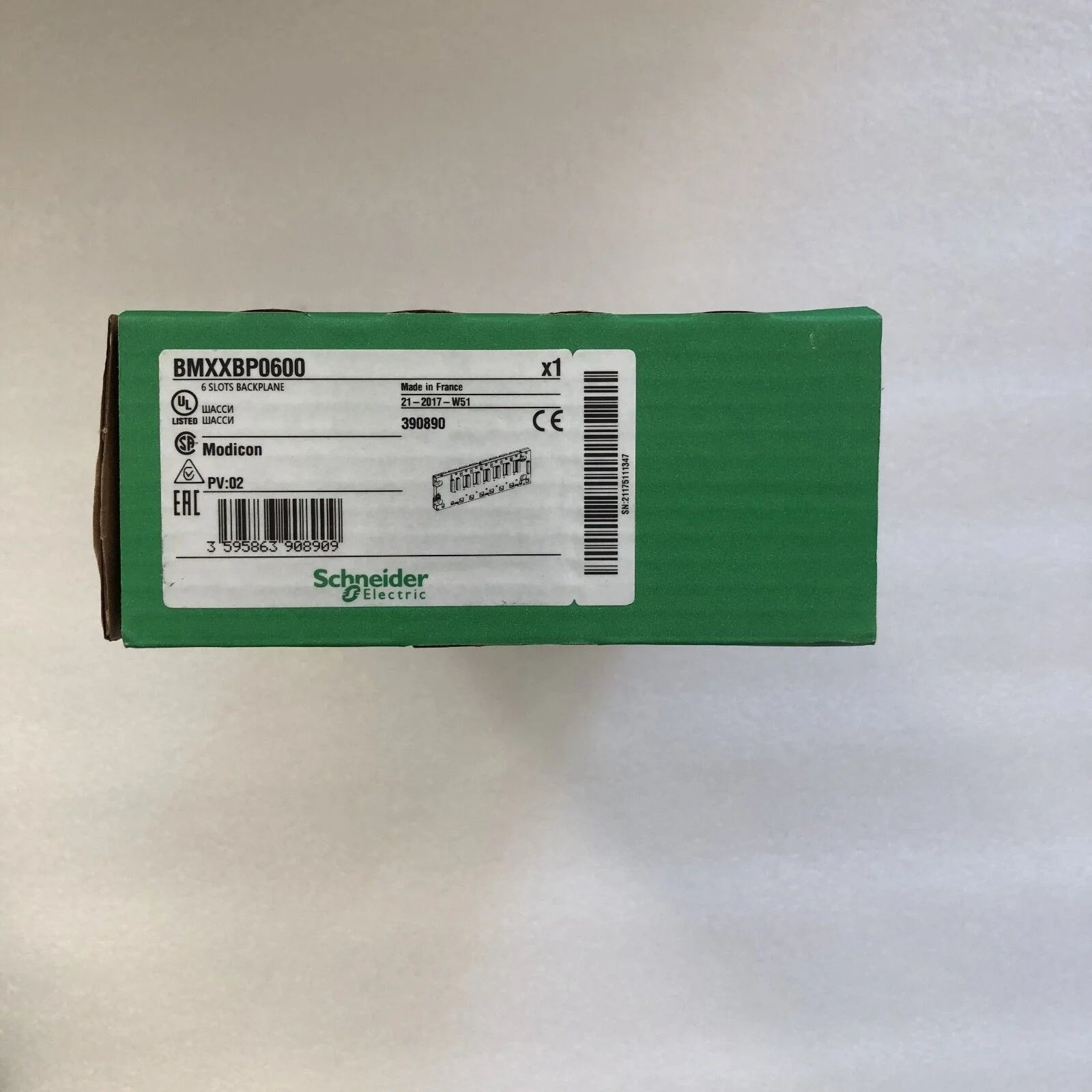 Brand New Schneider Electric Backplane Model BMXXBP0600 - SCHNEIDER ELECTRIC [1]