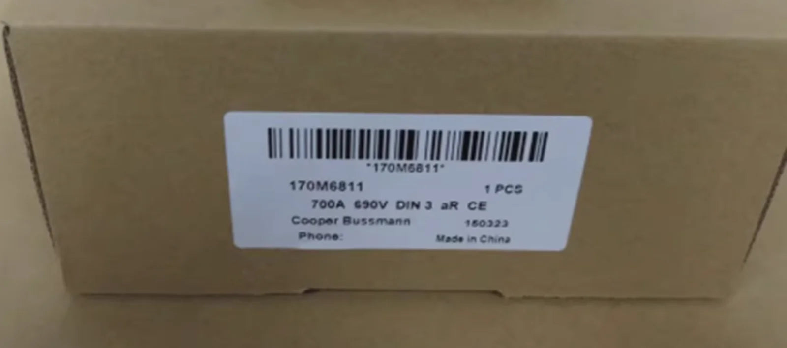 Bussmann 170M6811 700A 690V Fuse - BUSSMANN [1]