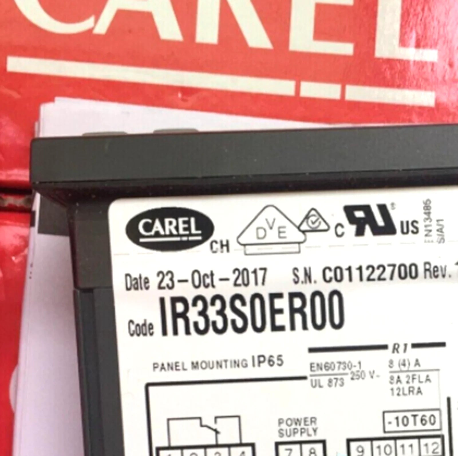 CAREL IR33S0ER00 220V Temperature Controller - CAREL [2]