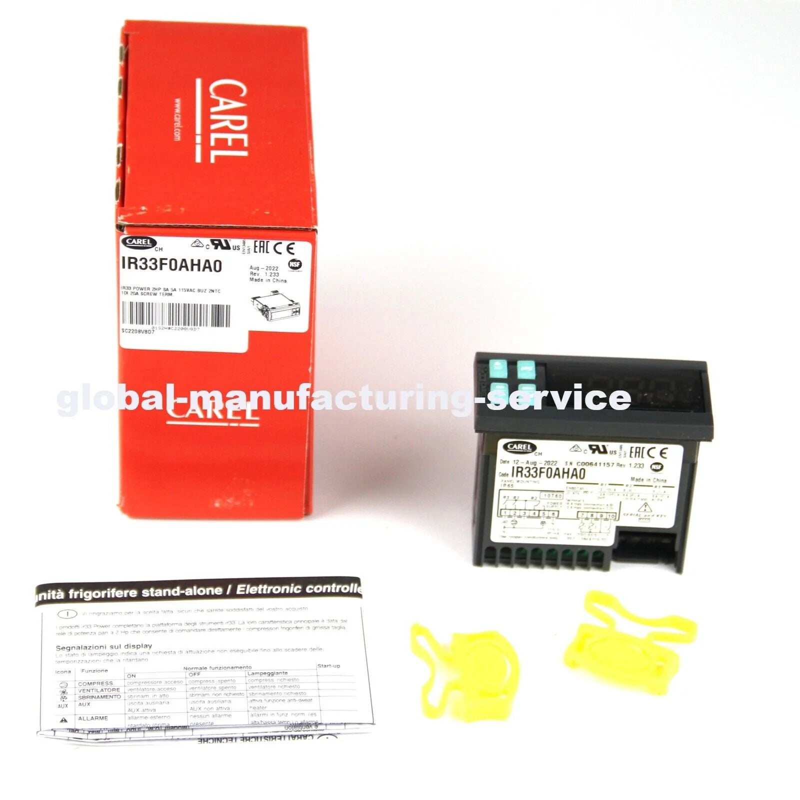 CAREL Temperature Controller IR33F0AHA0 NEW - CAREL [2]