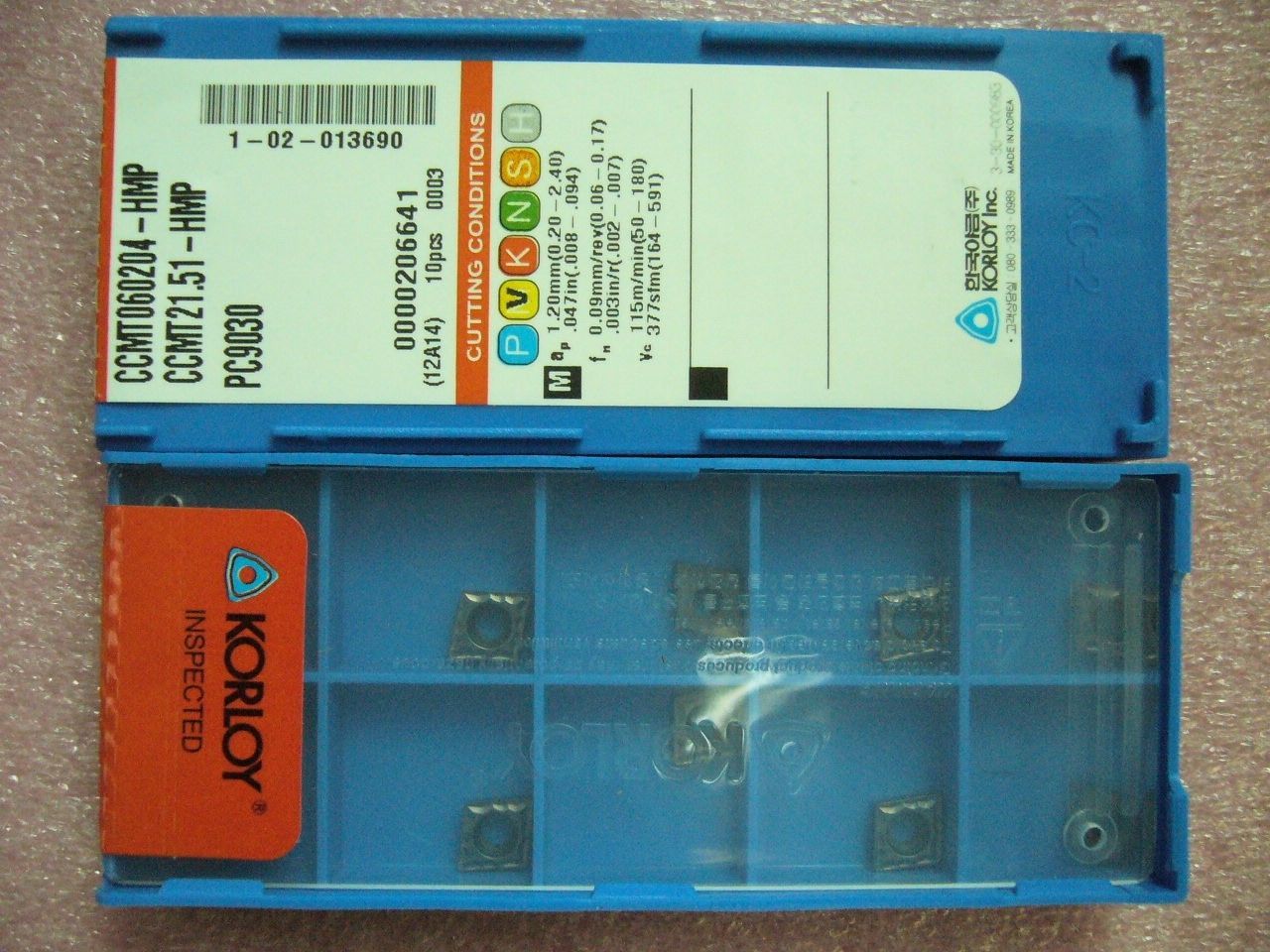 CCMT060204-HMP - KORLOY