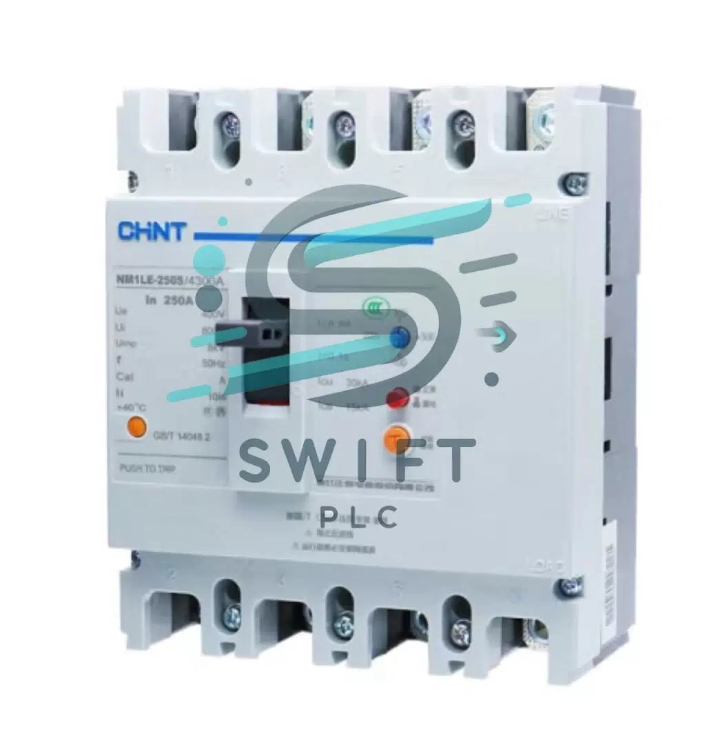 CHNT MCCB Circuit breaker With leakage protector NM1LE-250S/4300A 4P 250A [1]