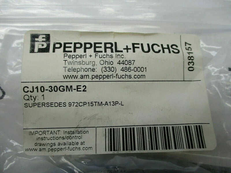 CJ10-30GM Proximity Switch - PEPPERL+FUCHS [1]