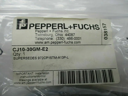 CJ10-30GM Proximity Switch - PEPPERL+FUCHS [1]
