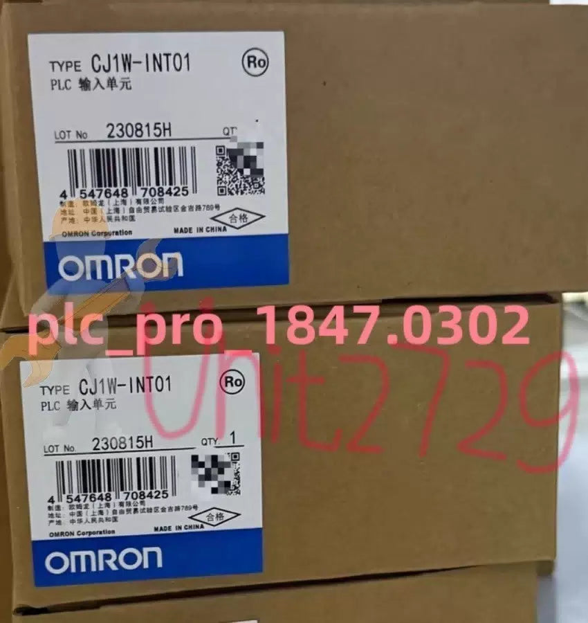 CJ1W-INT01 1PCS Omron CJ1WINT01 PLC Module Input Unit Fast delivery [1]