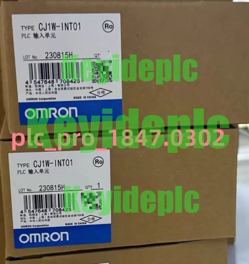 CJ1W-INT01 1PCS Omron CJ1WINT01 PLC Module Input Unit Fast delivery [1]