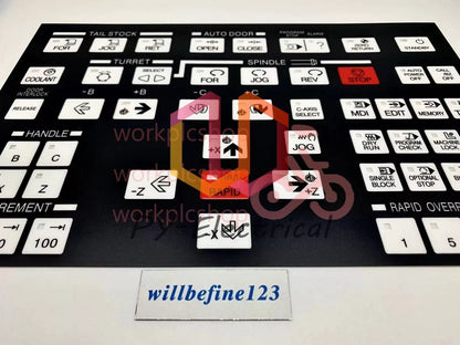 CNC Lathe Operating Membrane Key Sheet Overlay For Hyundai Kia Wia Kiaturn SKT [4]