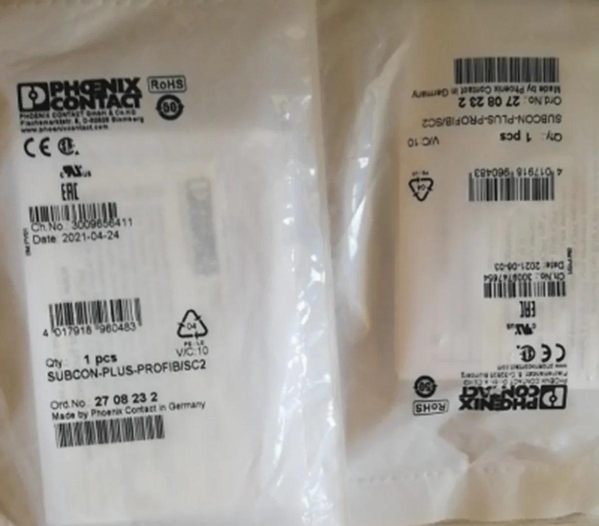 CONTACT SUBCON-PLUS-PROFIB/SC2 Bus Connector 2708232 - PHOENIX [1]