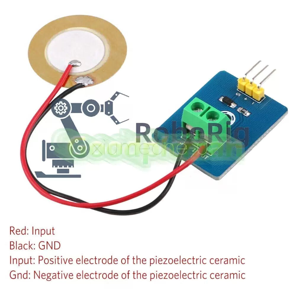 Ceramic Vibration Sensor Piezo Micro-Controller Develope [2]