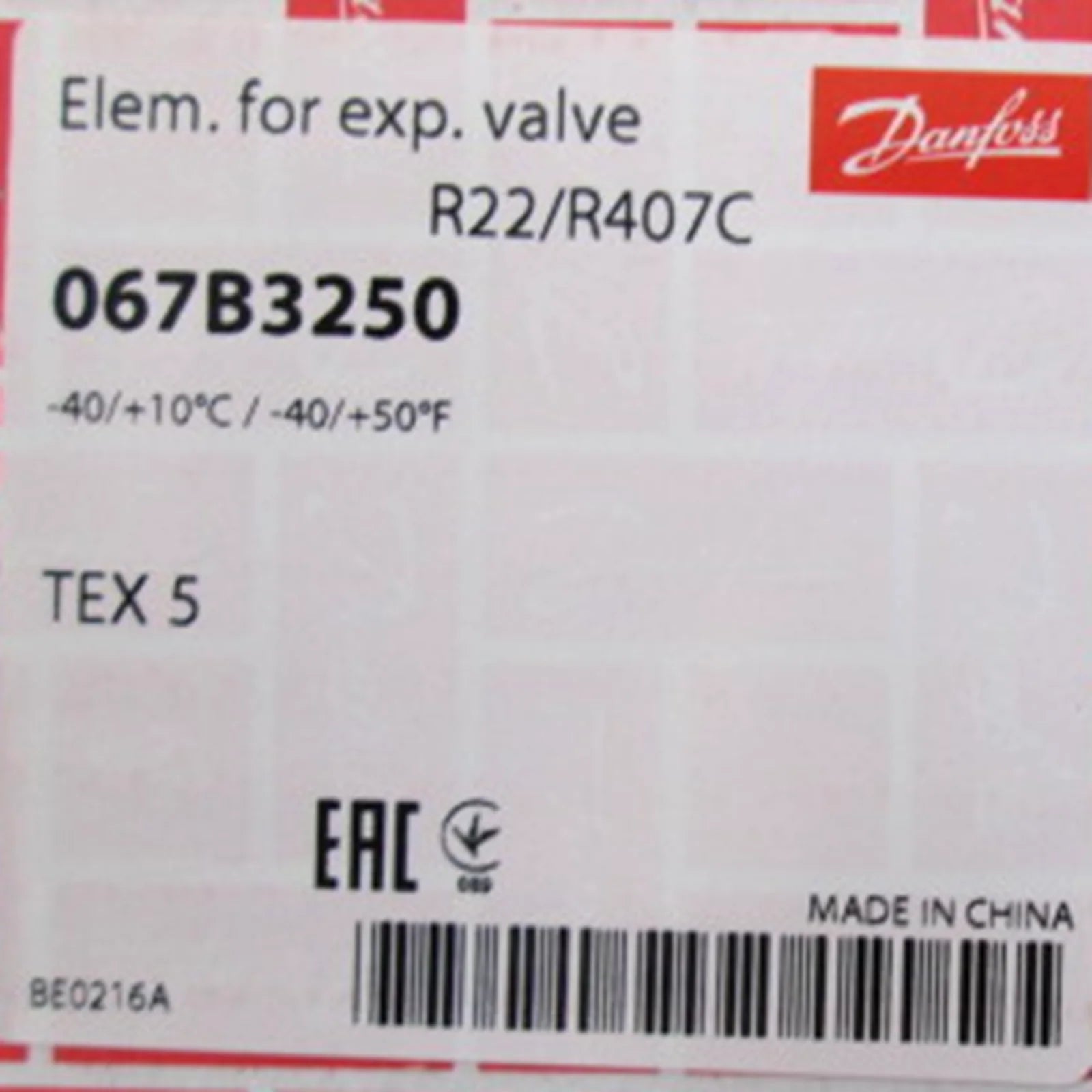 DANFOSS Thermostatic Expansion Valve 067B3250 - DANFOSS [3]