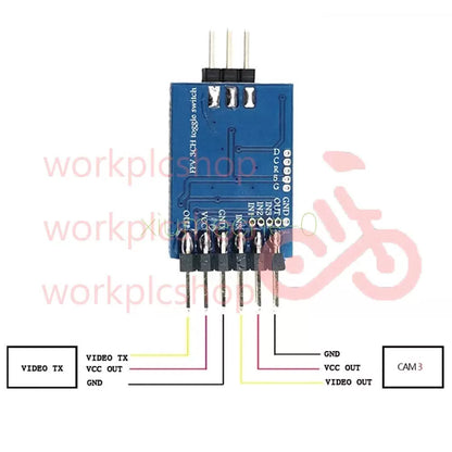 DC5-12V 3Channel Video Switcher Module 3-way Video Switching for FPV camera [4]