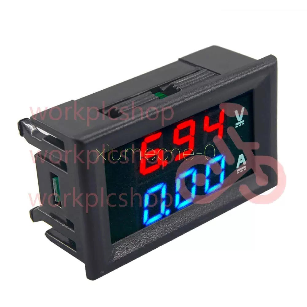 DC 100V 10A Voltmeter Ammeter Blue + Red LED Dual Digital Volt Amp Meter Gauge [4]