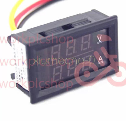 DC 4.5-30V 0-50A Dual LED Digital Volt meter Ammeter Voltage AMP Power Meter 12V [1]