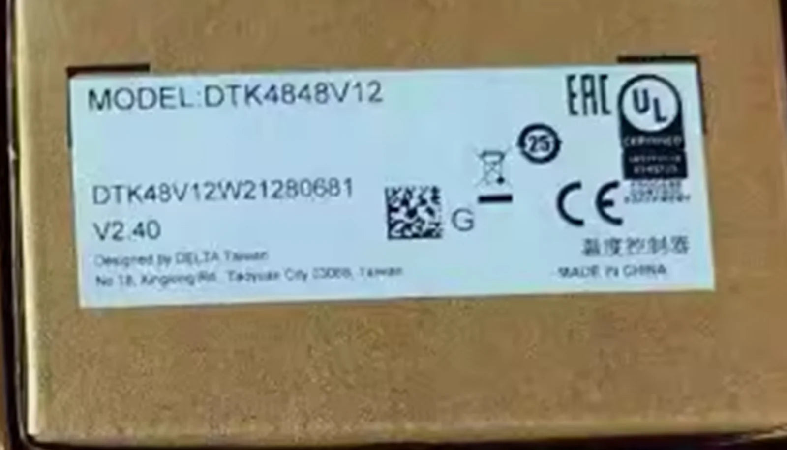 DELTA DTK4848V12 Temperature Controller - DELTA [1]