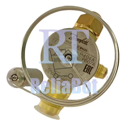 Danfoss 068Z3403 1/4 - 5.5TR Expansion Valve Body, TE 2, R404,R507A, 3/8x1/2 in, [5]