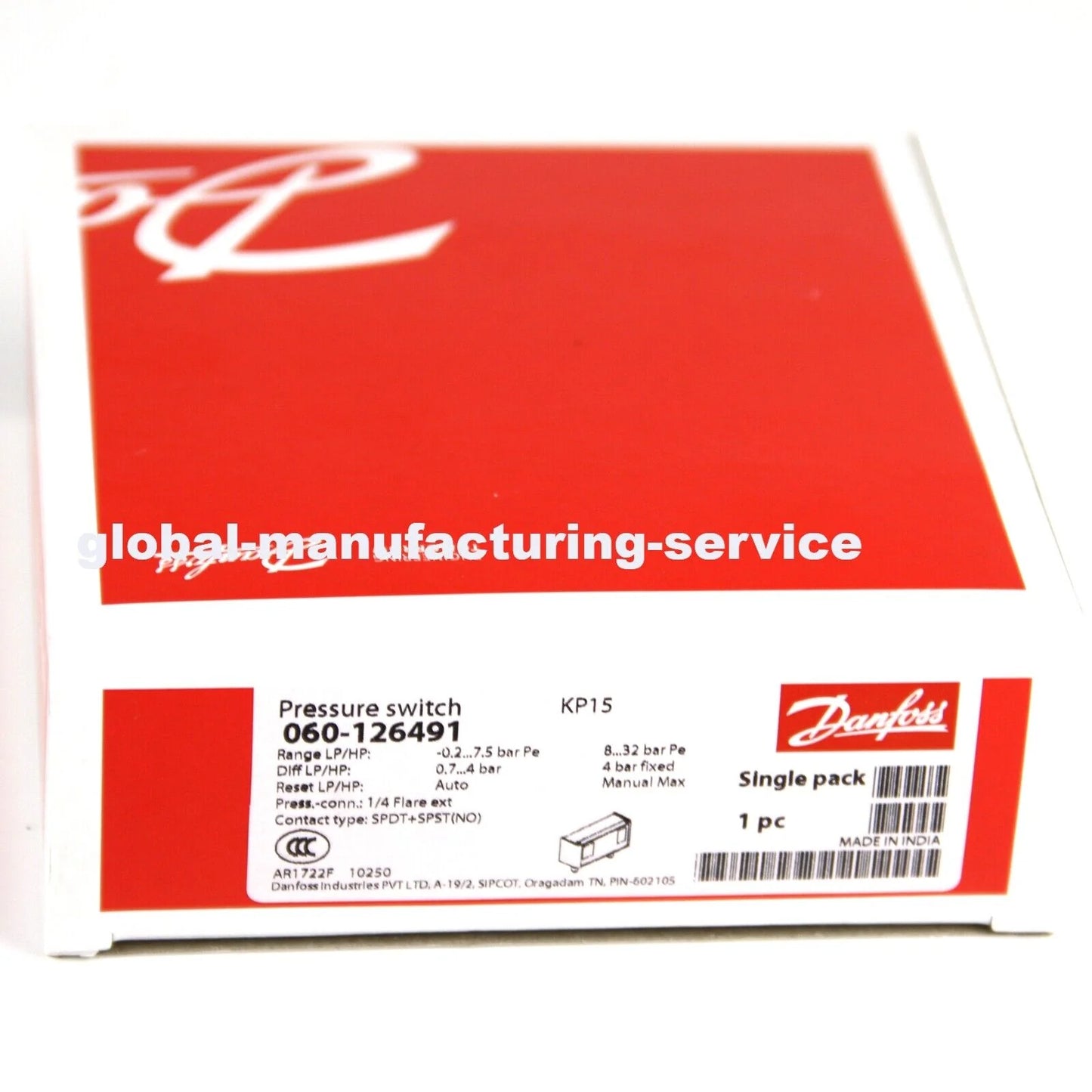 Danfoss KP15 060-126491 Pressure Switch - DANFOSS [4]
