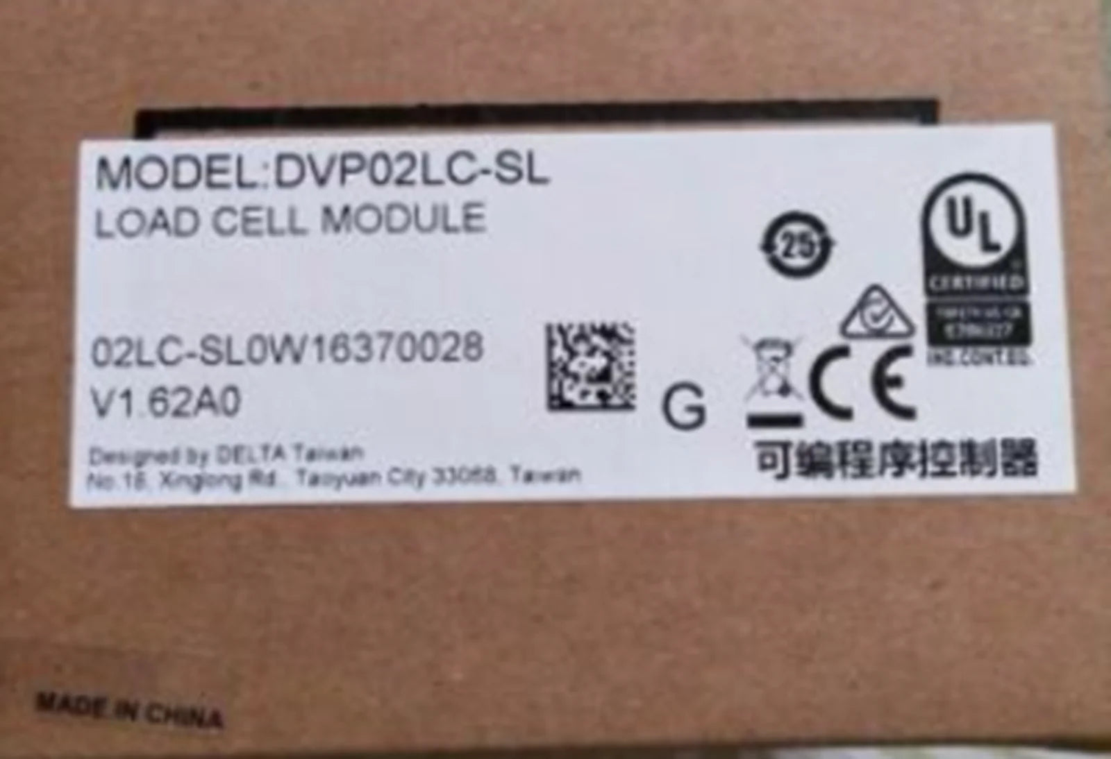 Delta DVP02LC-SL Load Cell Module for SV/EH2-L MPU Ext. - DELTA [1]