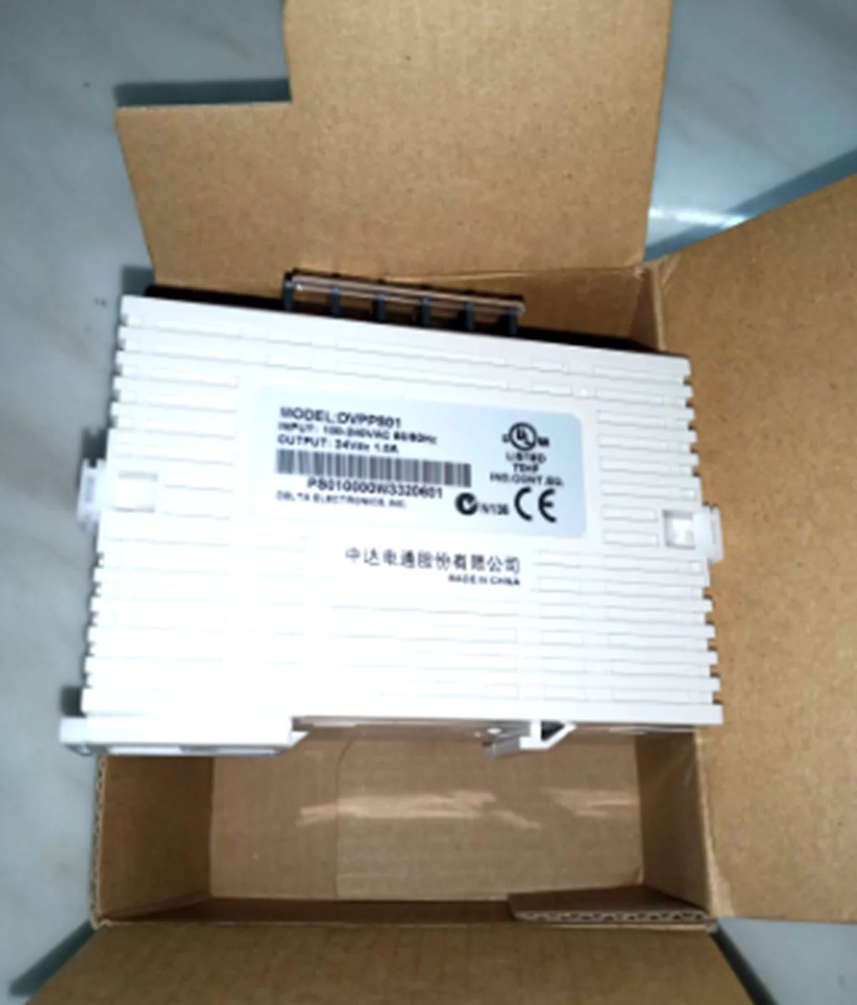 Delta DVPPS01: 220V to 24V Power Supply Module for PLCs - DELTA [2]