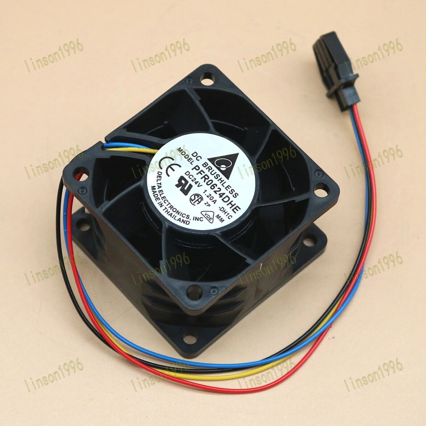 Delta PFR0624DHE Cooling Fan 24V 1.20A 6CM 4 wire fast ship - DELTA [1]