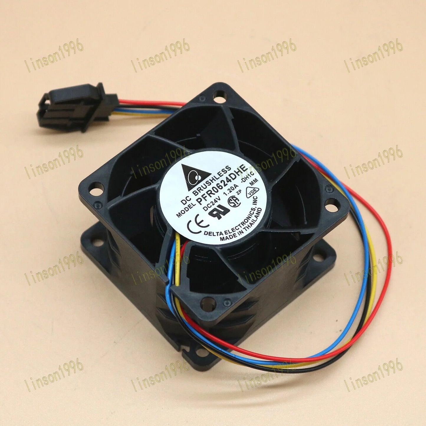 Delta PFR0624DHE Cooling Fan 24V 1.20A 6CM 4 wire fast ship - DELTA [2]