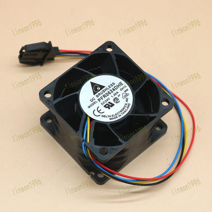 Delta PFR0624DHE Cooling Fan 24V 1.20A 6CM 4 wire fast ship - DELTA [2]