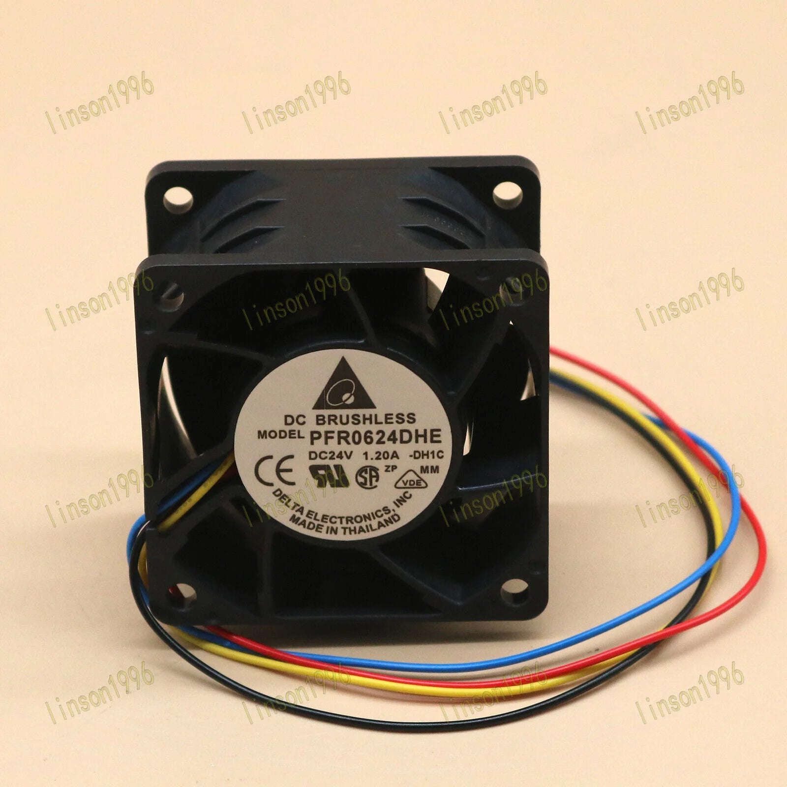 Delta PFR0624DHE Cooling Fan 24V 1.20A 6CM 4 wire fast ship - DELTA [3]