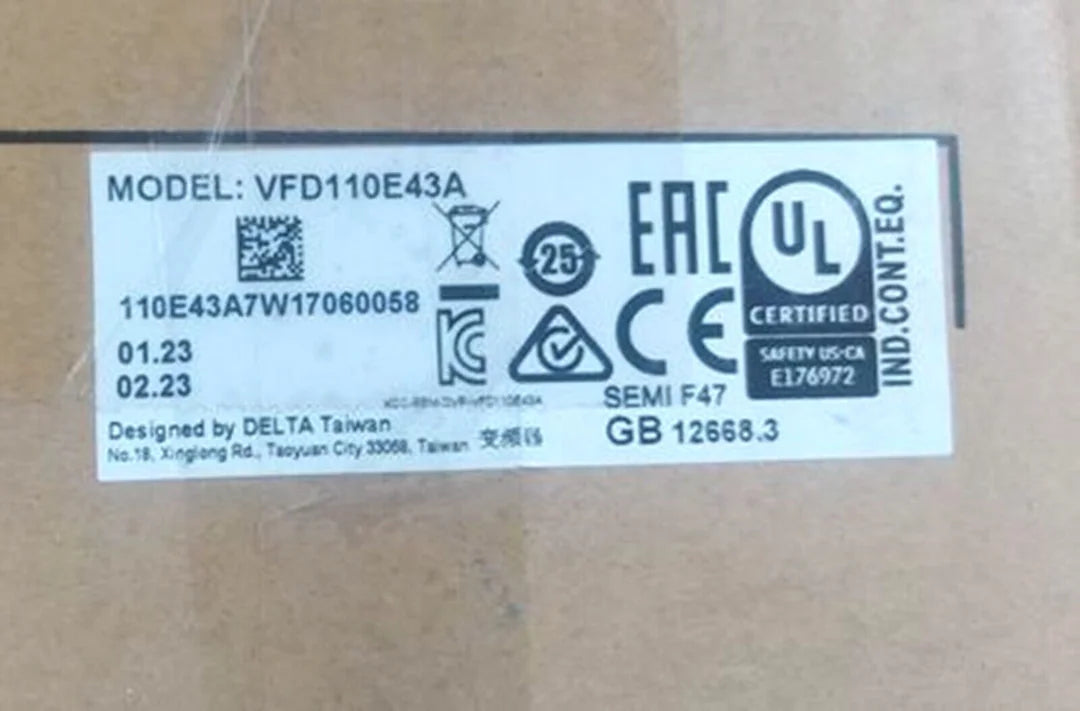 Delta Sensorless Vector 460V Three Phase Input 15HP AC Motor Drive VFD110E43A - DELTA [1]