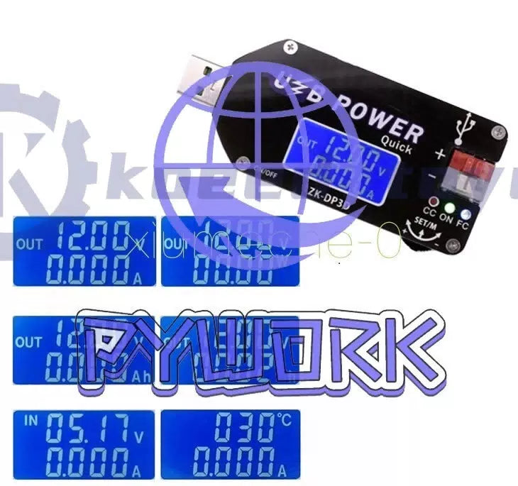 Digital Control USB Adjustable Power Supply Module CC CV Speed Controller 15W 2A [1]