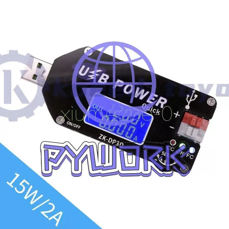 Digital Control USB Adjustable Power Supply Module CC CV Speed Controller 15W 2A [4]