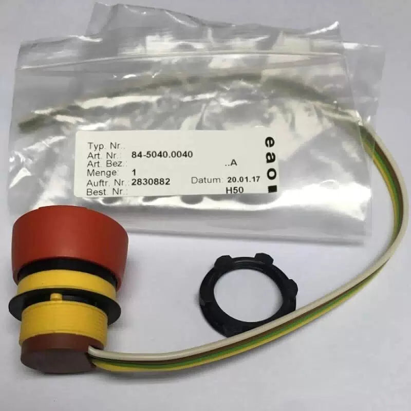 EAO Emergency Stop Button Red Switch Button 84-5040.0040 #F #C [1]