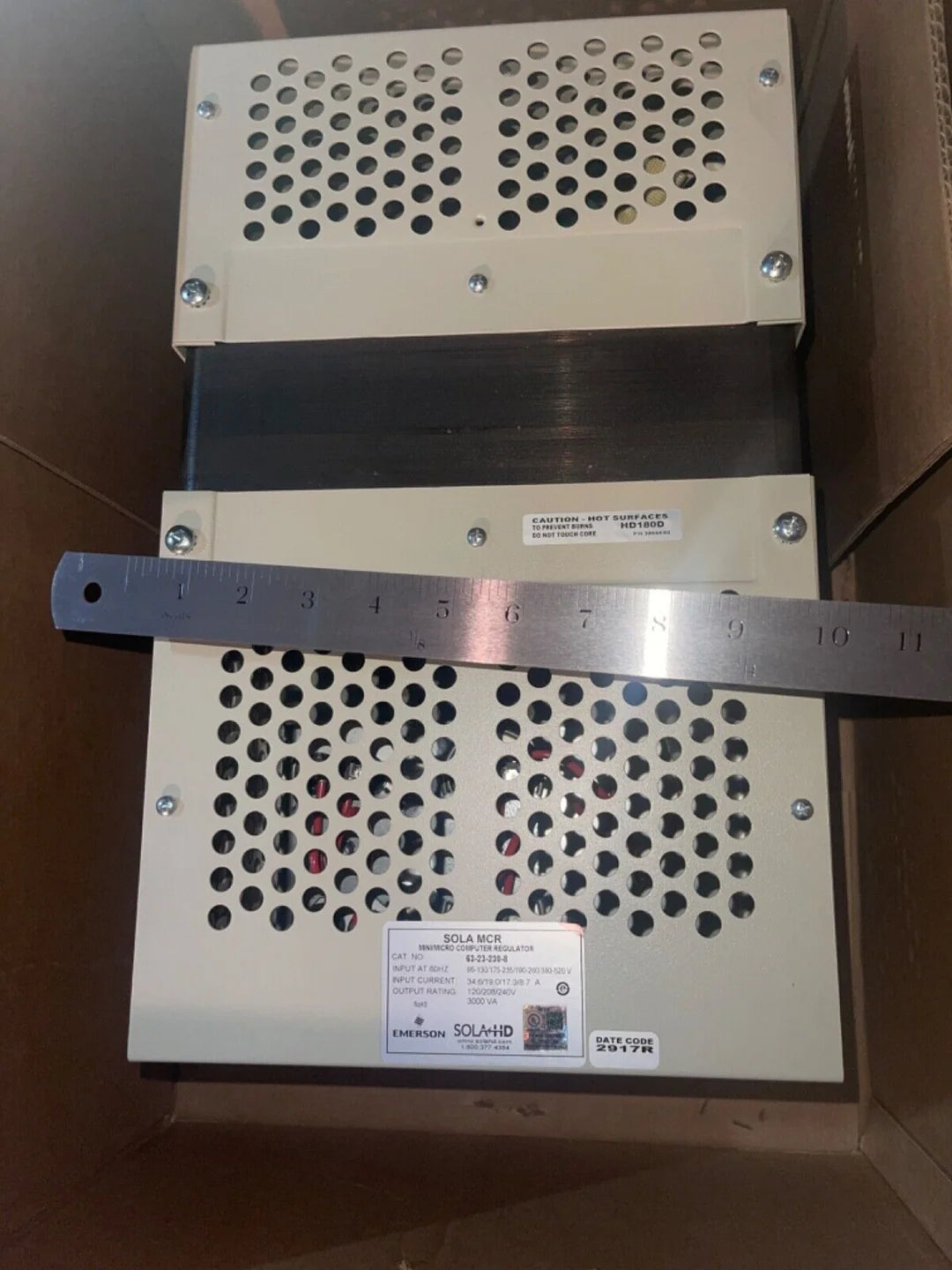 EMERSON SOLA 63-23-230-8 CONSTANT VOLTAGE POWER CONDITIONER (154611 - NEW) - EMERSON [2]