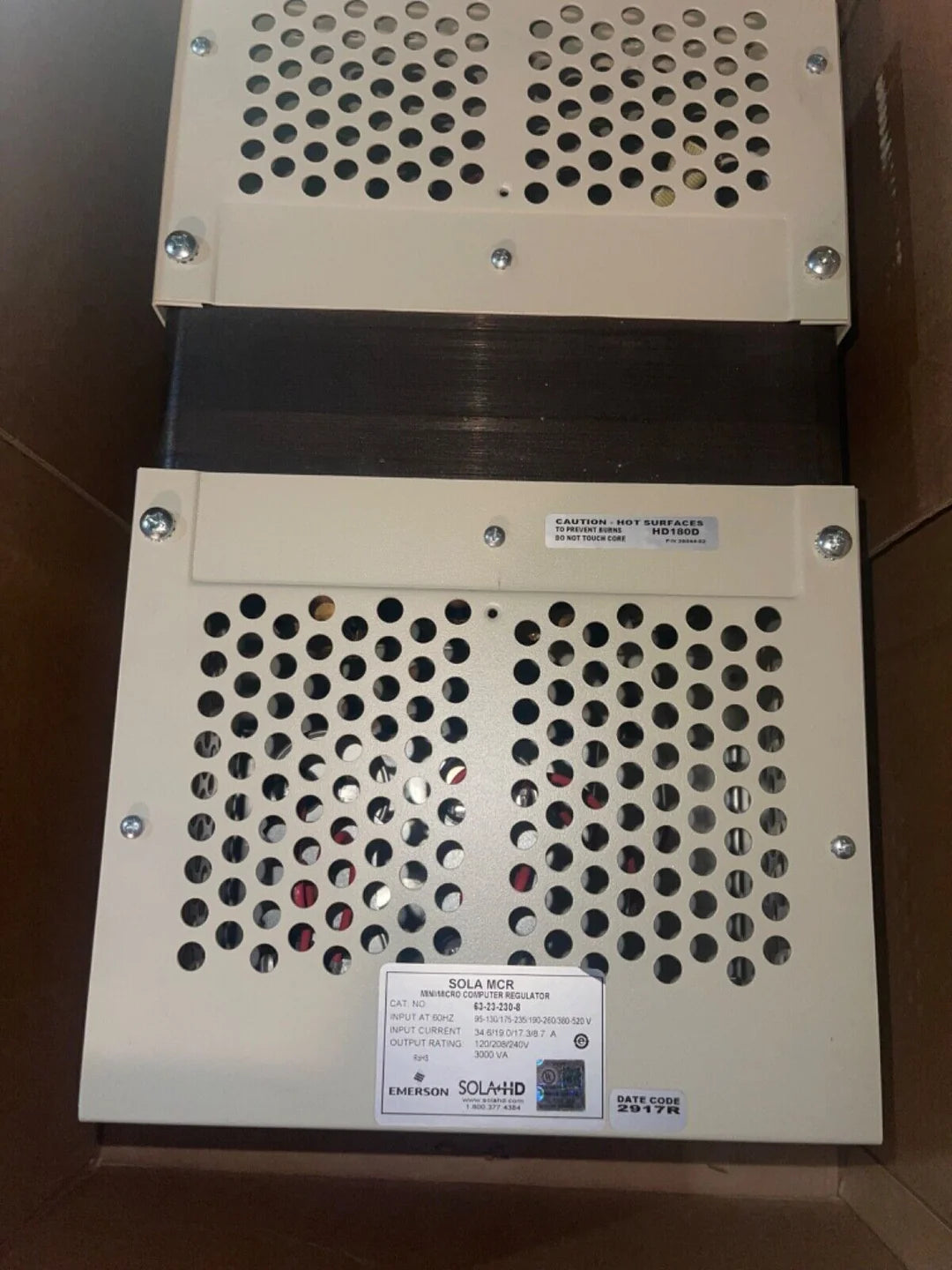 EMERSON SOLA 63-23-230-8 CONSTANT VOLTAGE POWER CONDITIONER (154611 - NEW) - EMERSON [3]